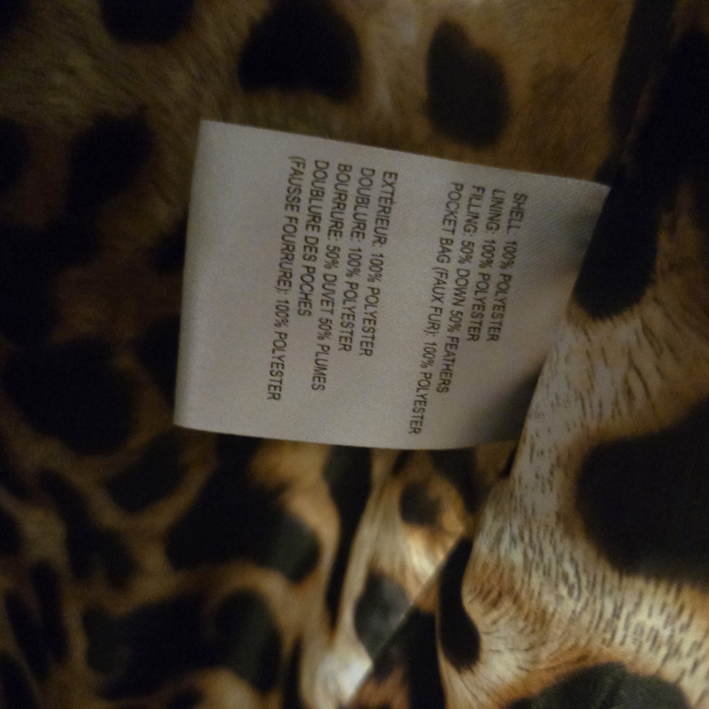 Ladies Chocolate Puffer Coat - Brown - Picture 9 of 12